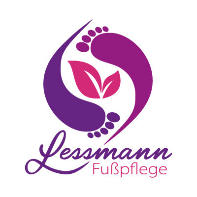Logogestaltung Fußpflege Lessmann Rotenburg